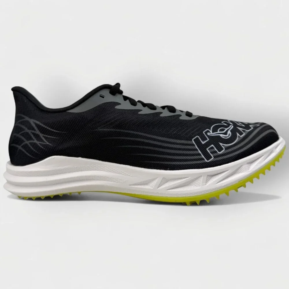 HOKA Crescendo MD 2 Track Spikes Black/White Men 12  [1155116] - Picture 2 of 15